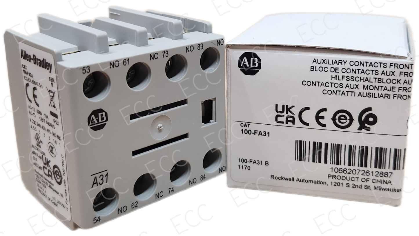 100-FA31 Allen Bradley Auxiliary Contact
