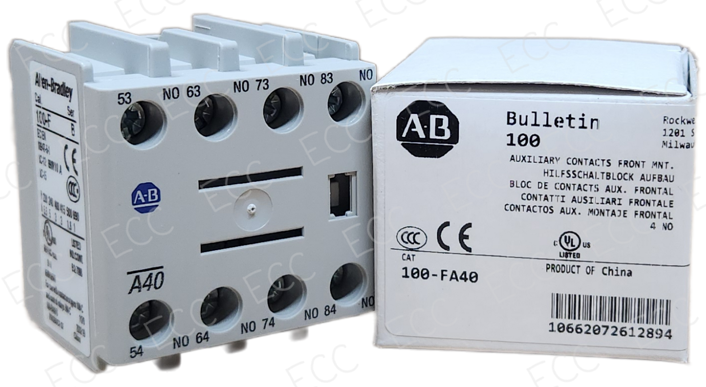 100-FA40 Allen Bradley Auxiliary Contact