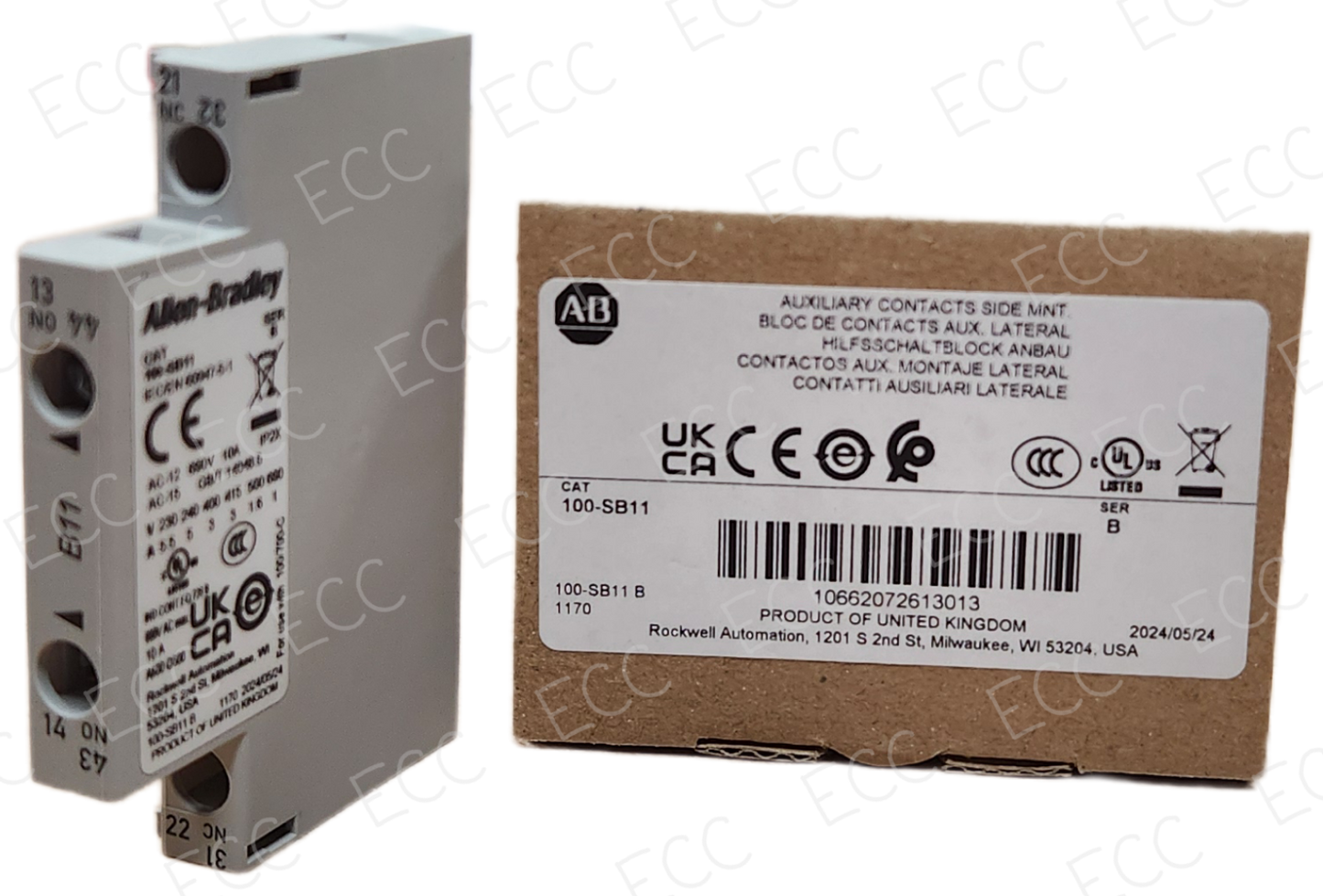 100-SB11 Allen Bradley Auxiliary Contact