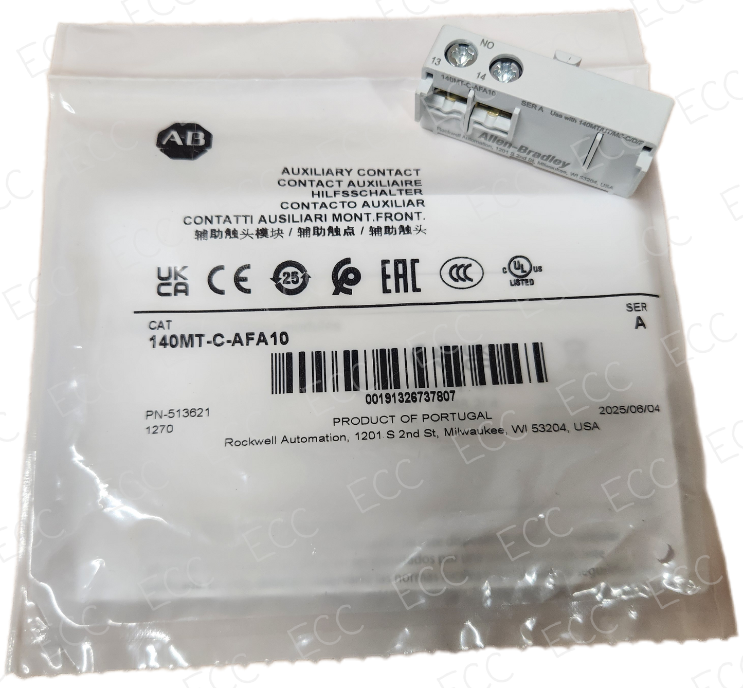 140MT-C-AFA10 Allen Bradley Auxiliary Contact