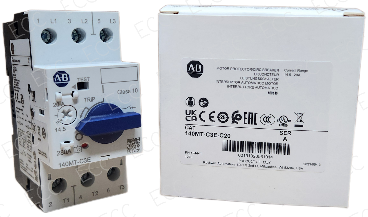 140MT-C3E-C20 Allen Bradley Motor Protector