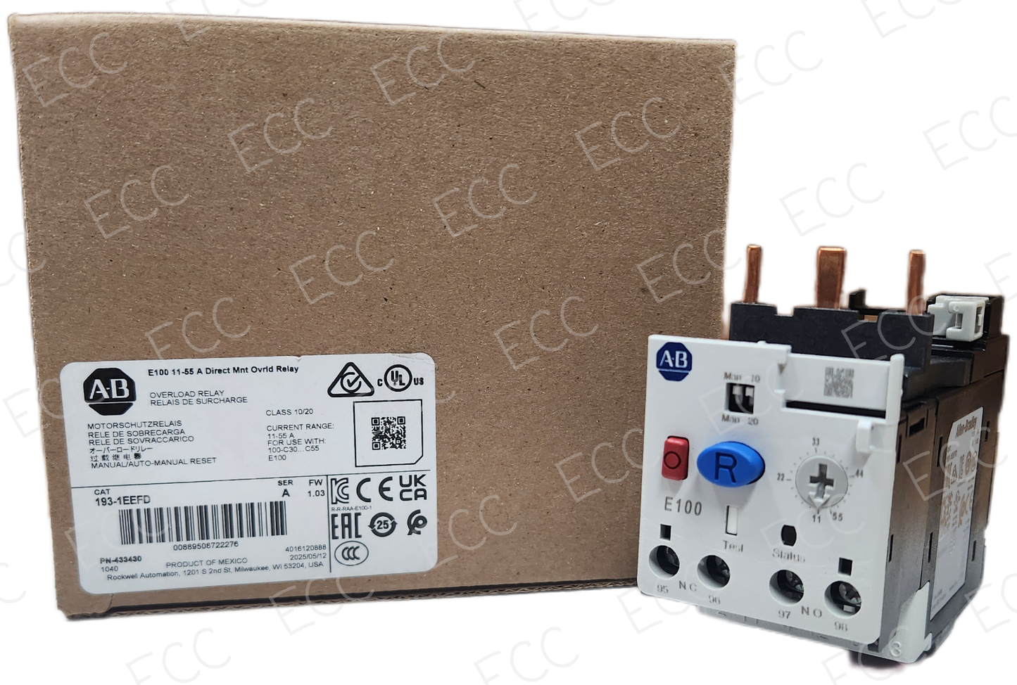 193-1EEFD Allen Bradley Overload Relay