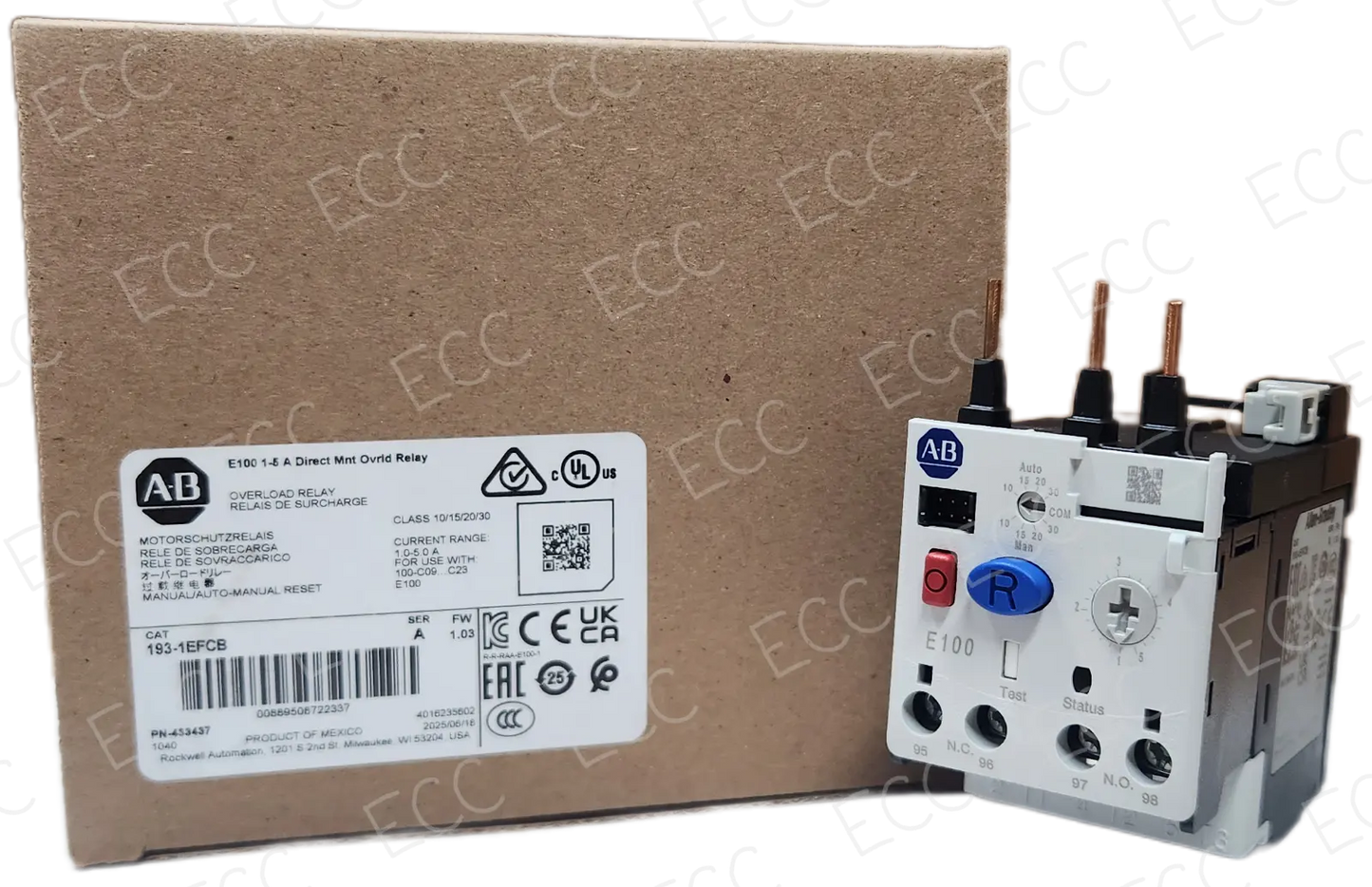193-1EFCB Allen Bradley Overload Relay