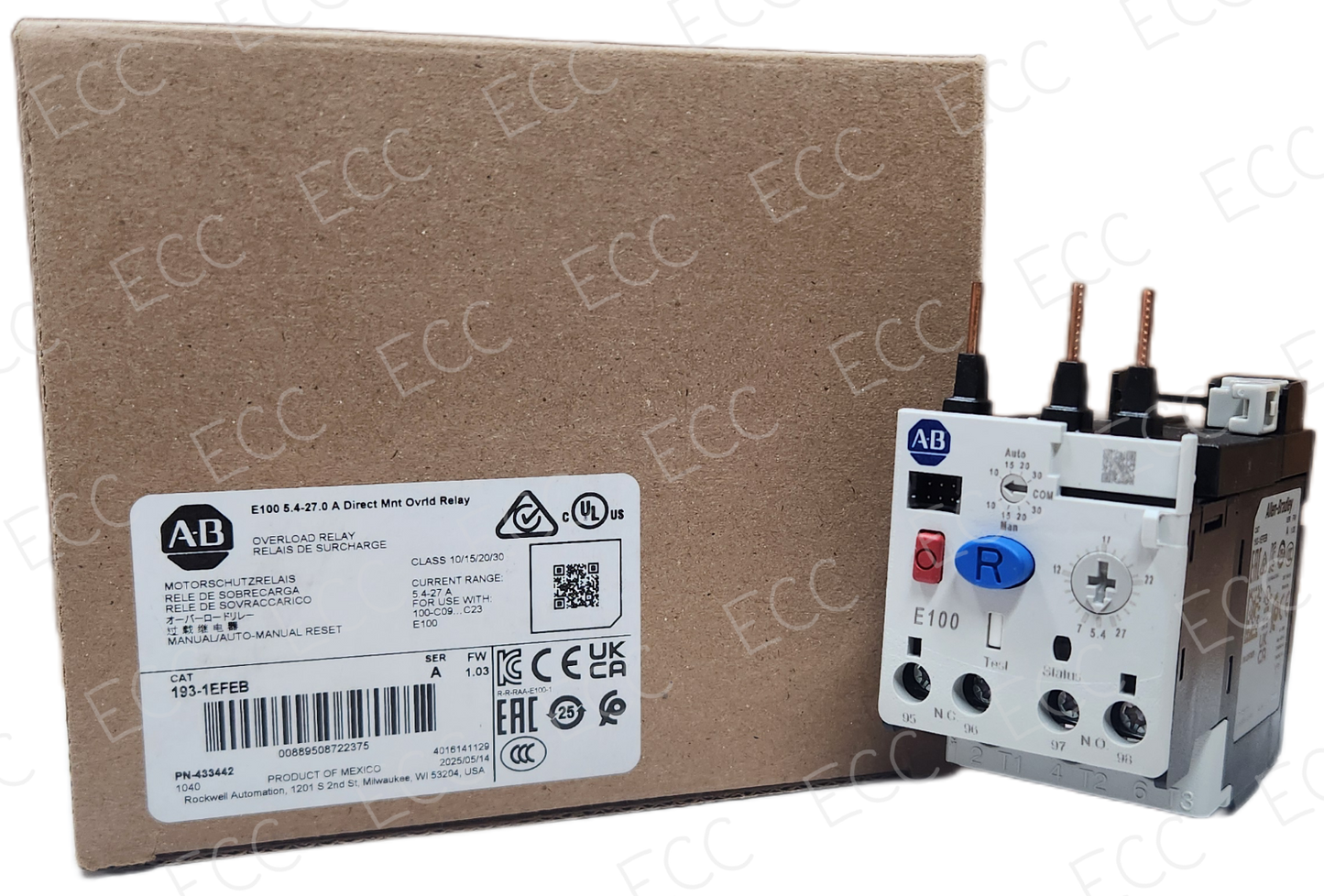 193-1EFEB Allen Bradley Overload Relay