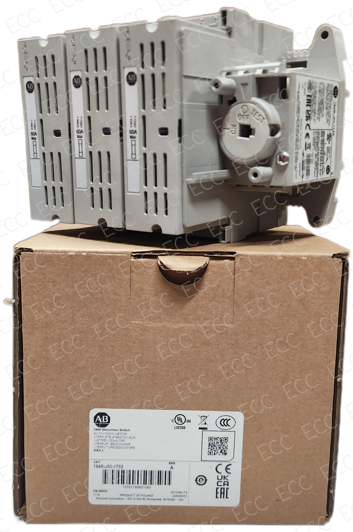 194R-J60-1753 Allen Bradley Disconnect Switch