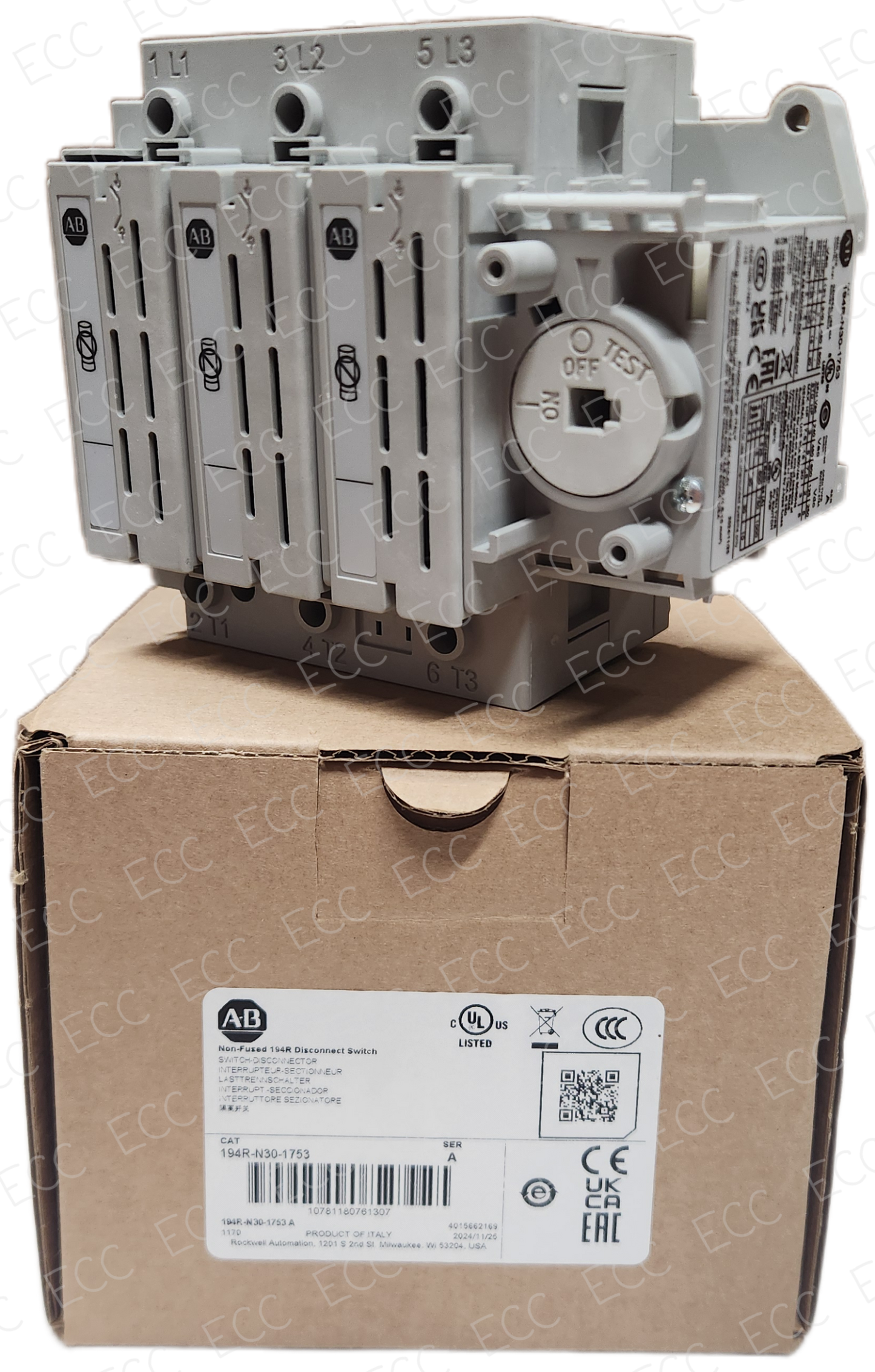 194R-N30-1753 Allen Bradley Disconnect Switch