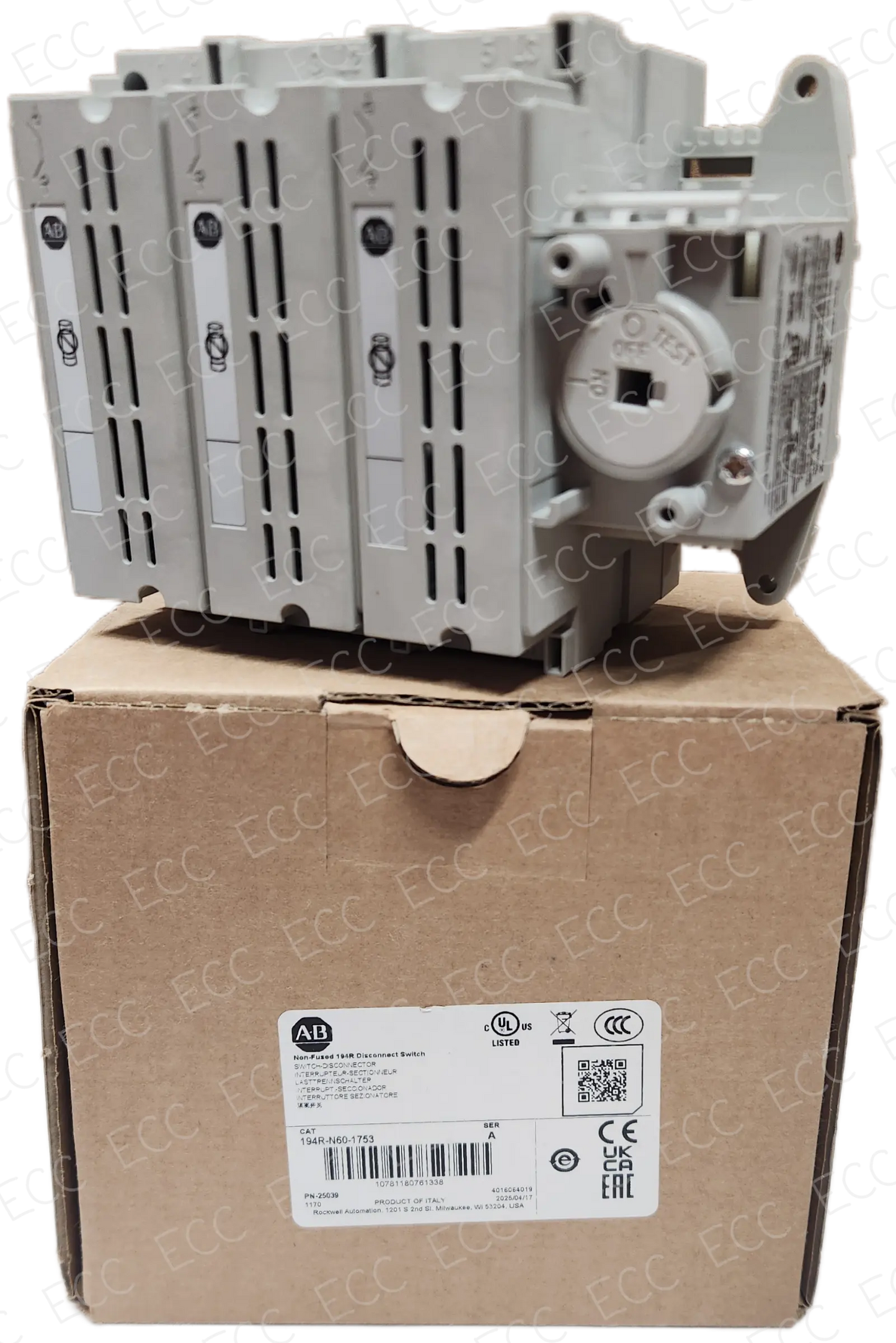 194R-N60-1753 Allen Bradley Disconnect Switch