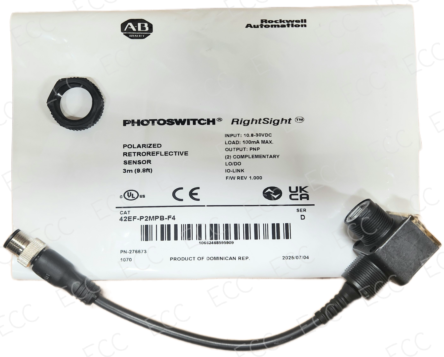 42EF-P2MPB-F4 Allen Bradley RightSight Photoswitch