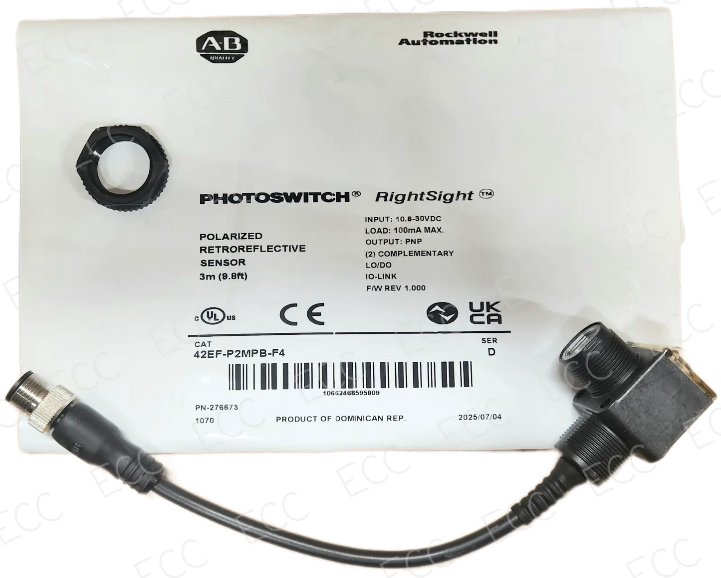 42EF-P2MPB-F4 Allen Bradley RightSight Photoswitch