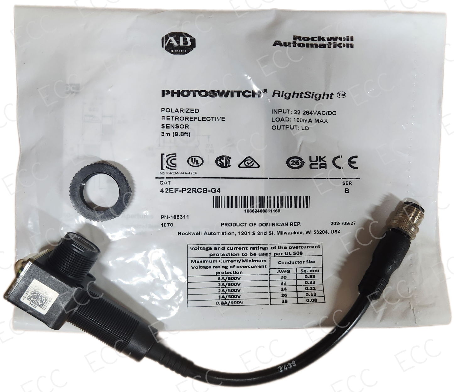 42EF-P2RCB-G4 Allen Bradley RightSight Photosensor