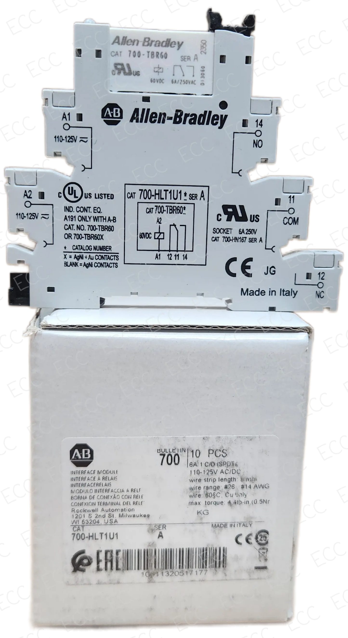 700-HLT1U1 Allen Bradley Terminal Block Relay (1pc)
