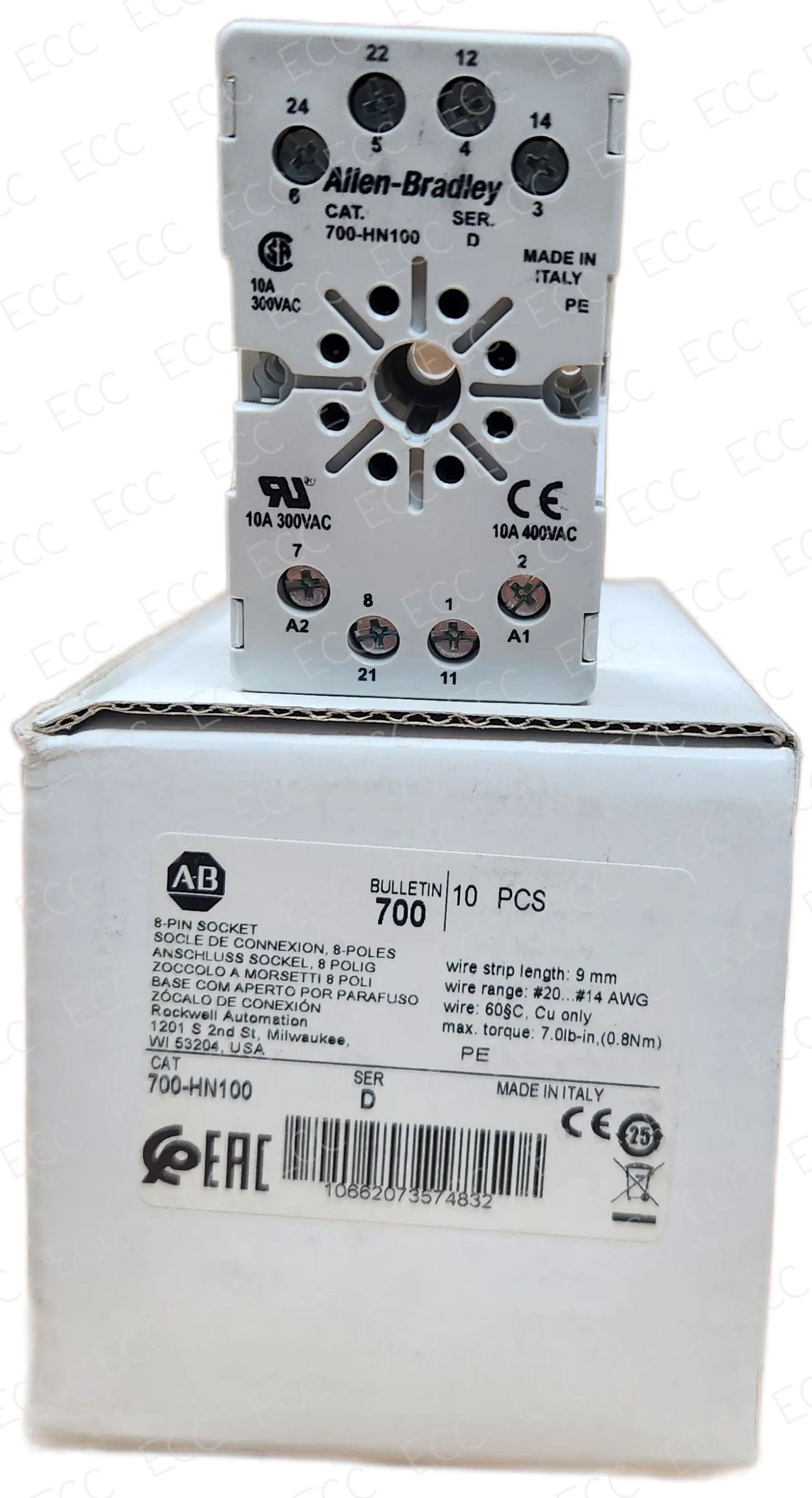 700-HN100 Allen Bradley General Purpose Relay Socket (1pc)