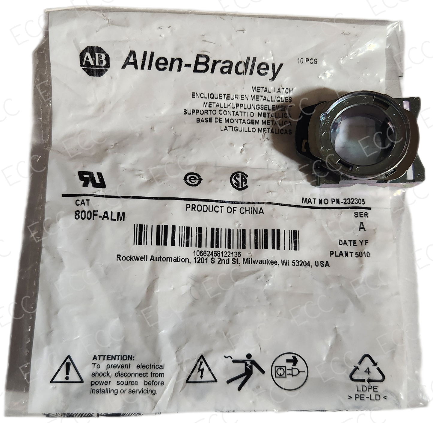 800F-ALM Allen Bradley Metal Latch