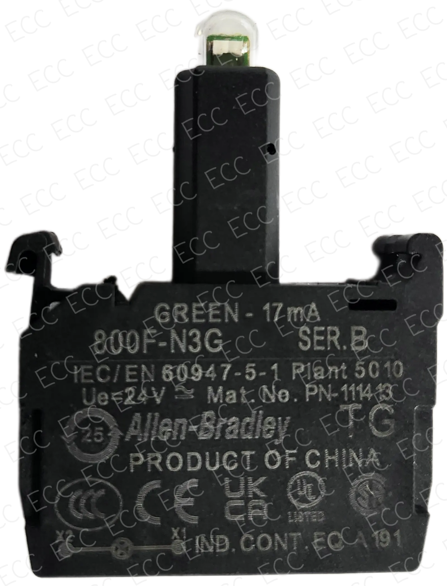 800F-N3G Allen Bradley LED Lamp Module, Green