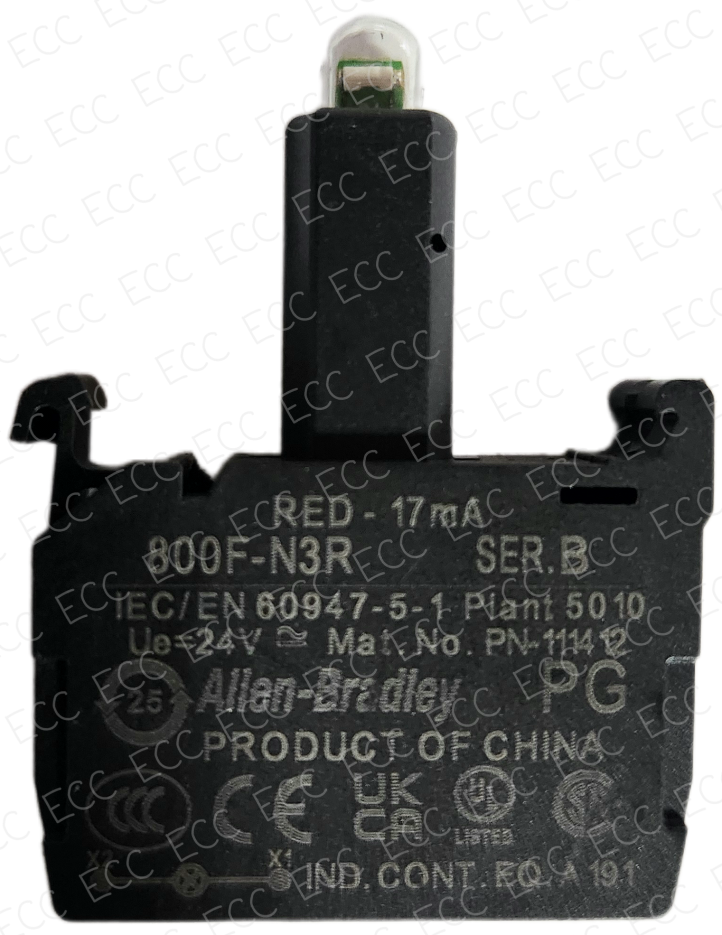 800F-N3R Allen Bradley LED Lamp Module, Red