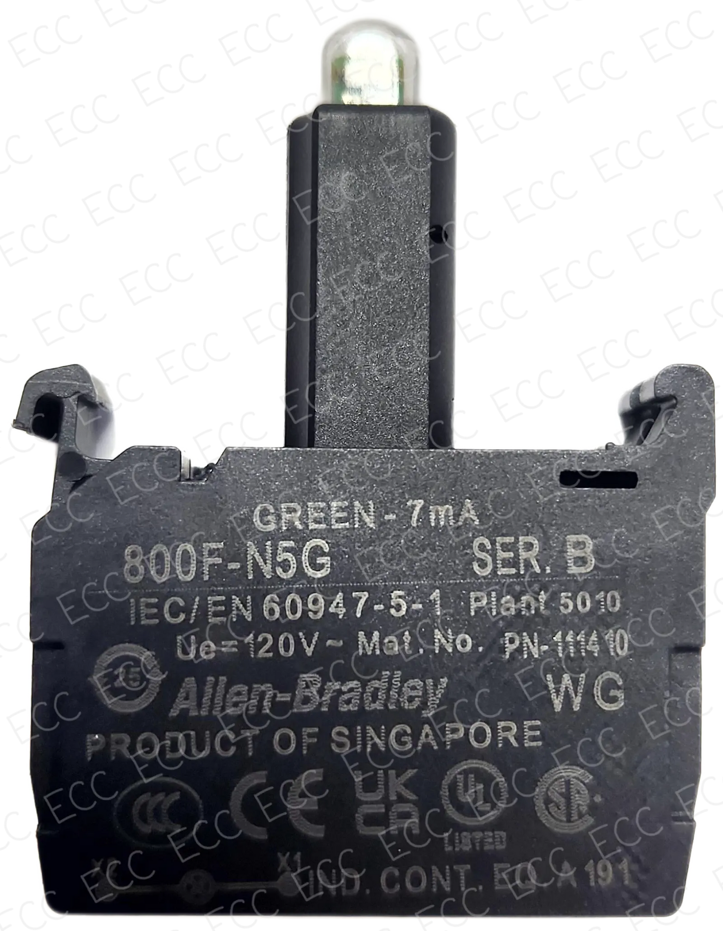 800F-N5G Allen Bradley LED Lamp Module, Green