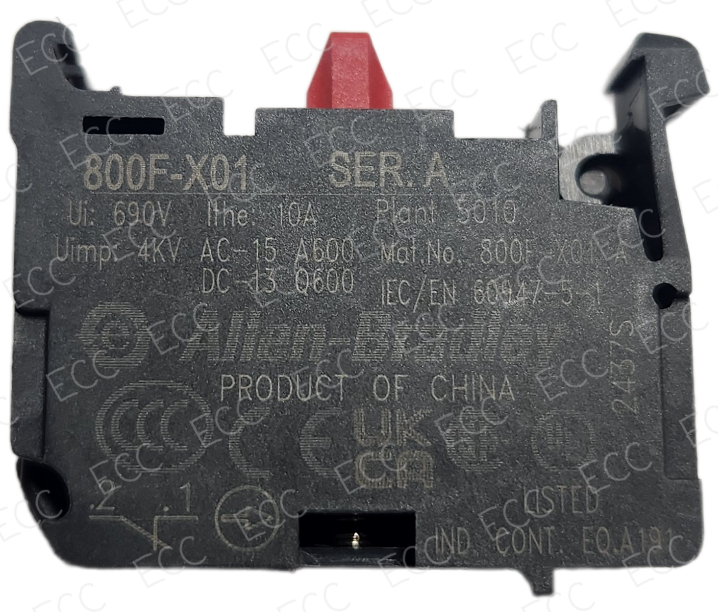 800F-X01 Allen Bradley Contact Block, NC