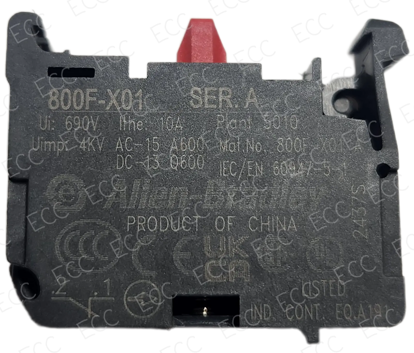 800F-X01 Allen Bradley Contact Block, NC