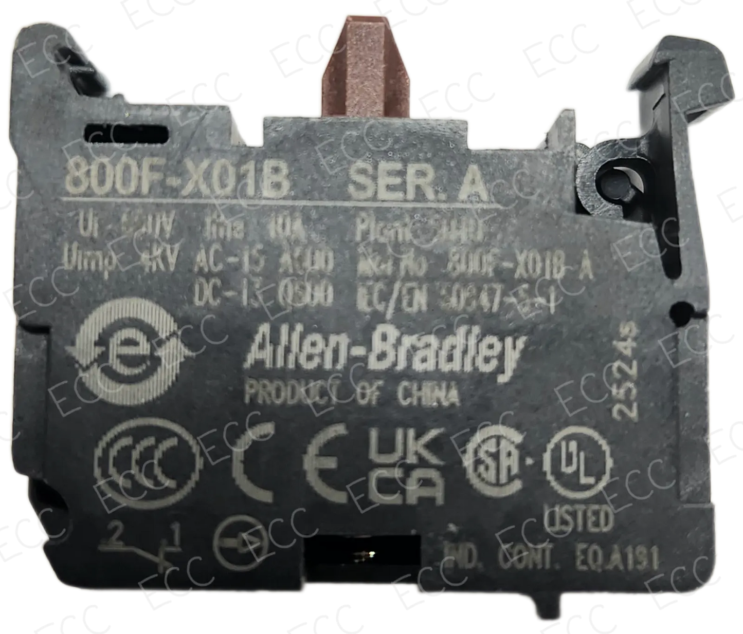 800F-X01B Allen Bradley Contact Block, NCEB