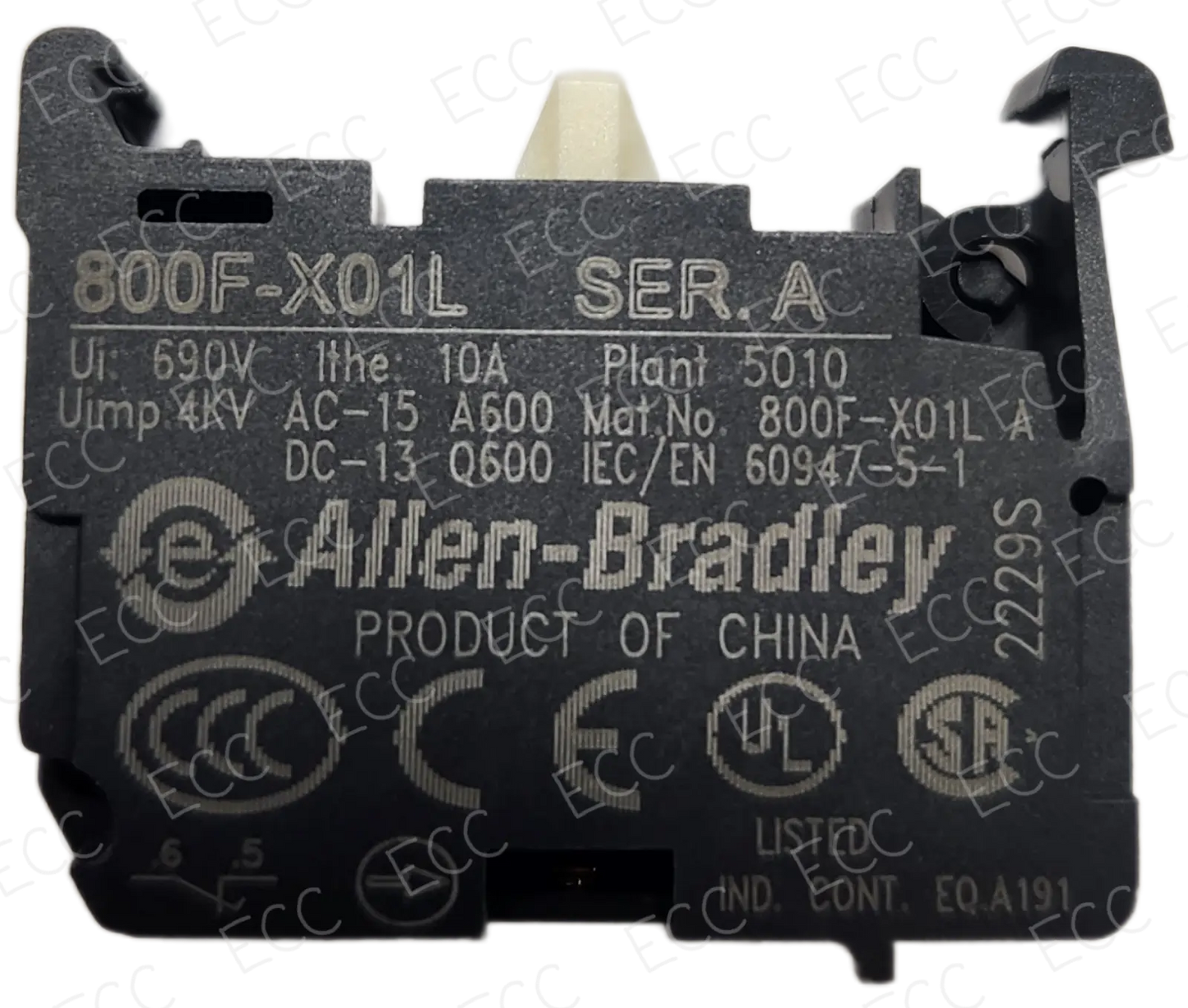 800F-X01L Allen Bradley Contact Block, NCLB