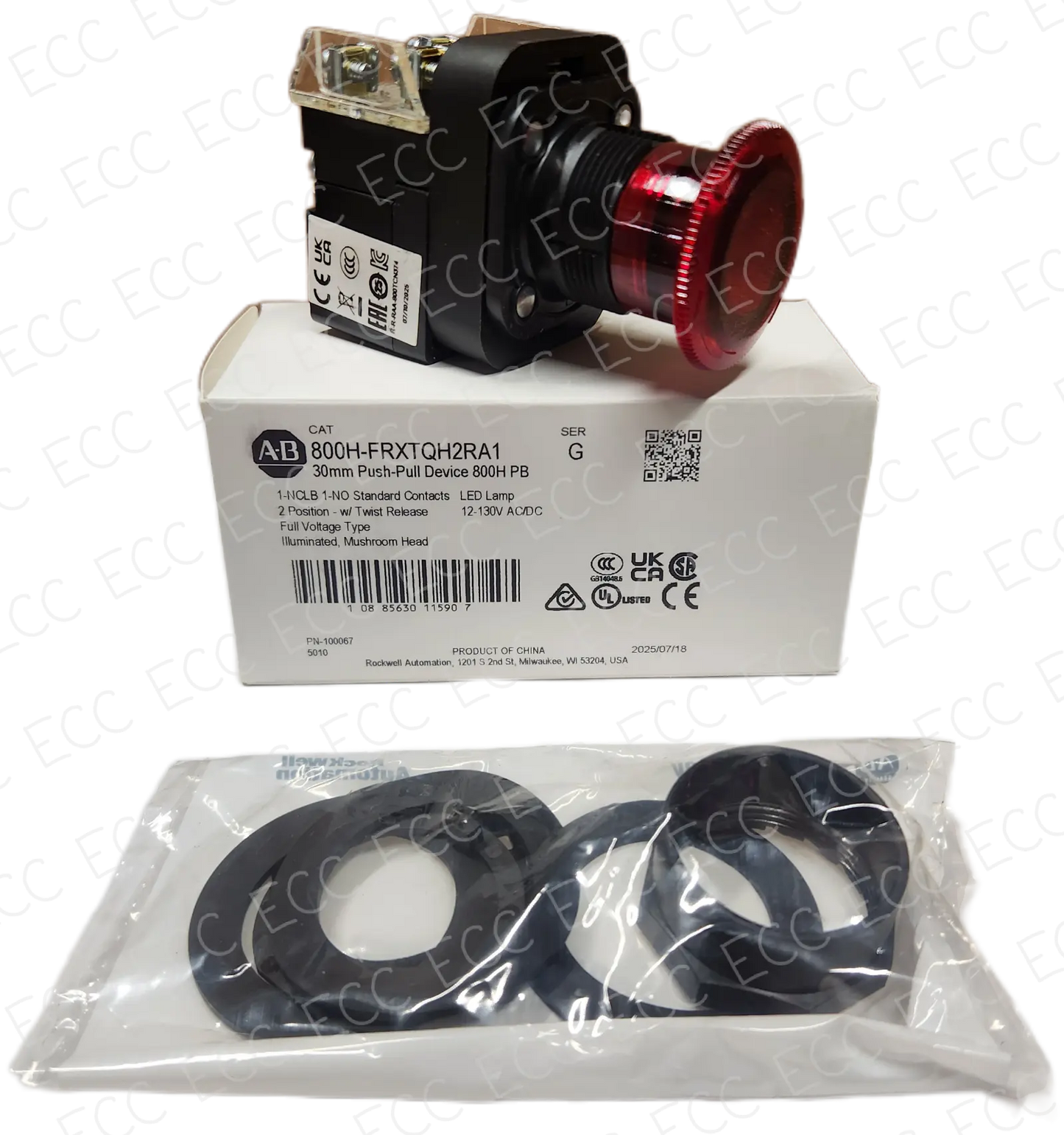 800H-FRXTQH2RA1 Allen Bradley 30mm Push-Pull Device