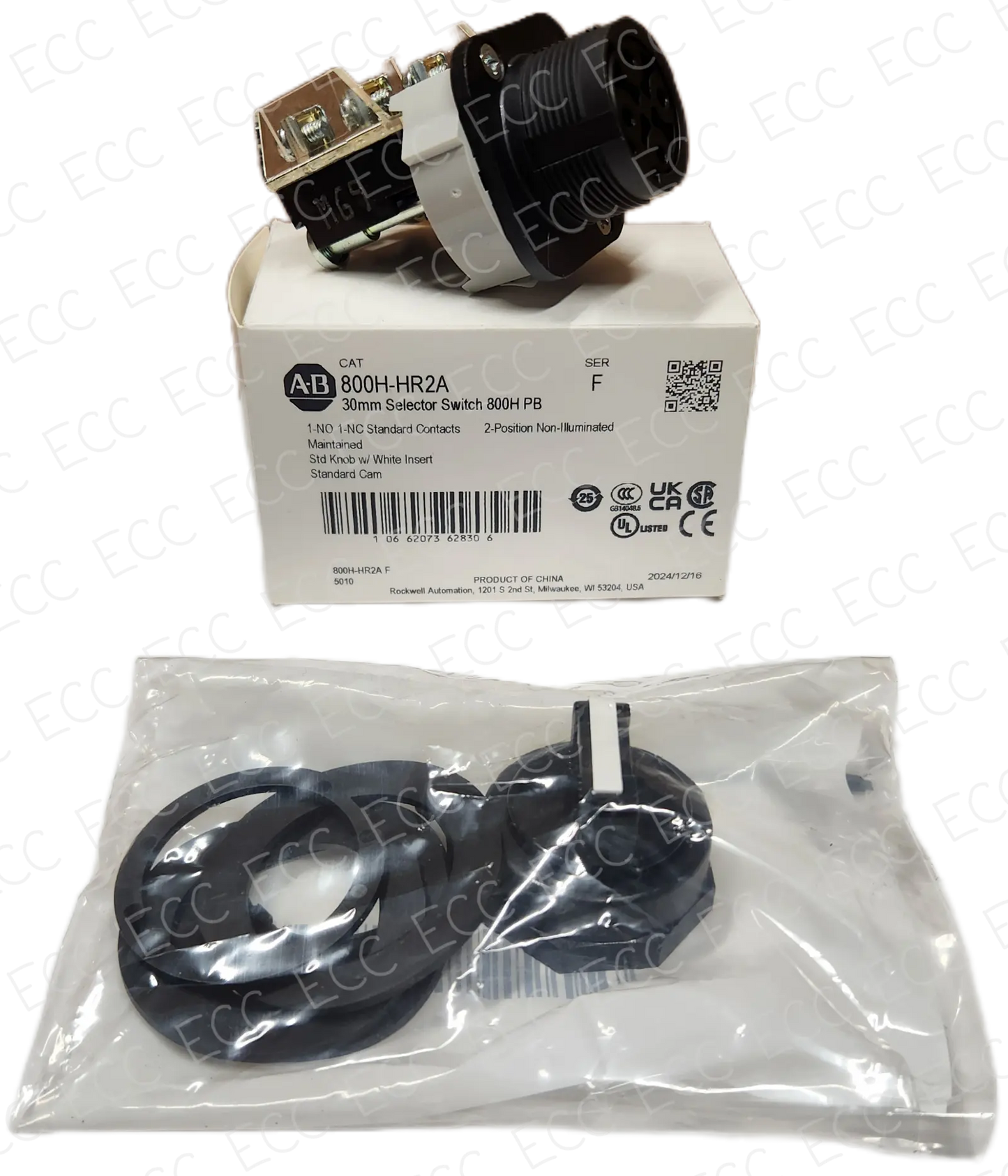 800H-HR2A Allen Bradley 30mm Selector Switch