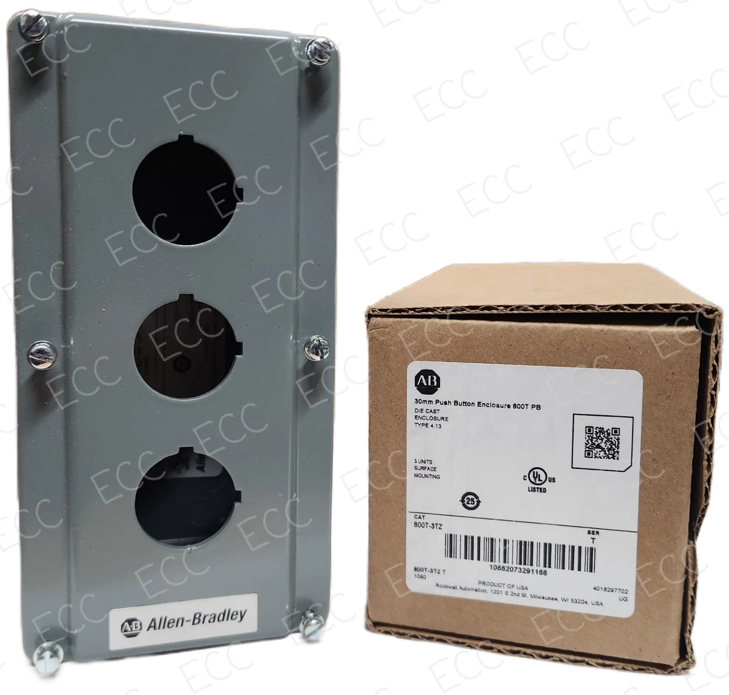 800T-3TZ Allen Bradley 30mm Push Button Enclosure