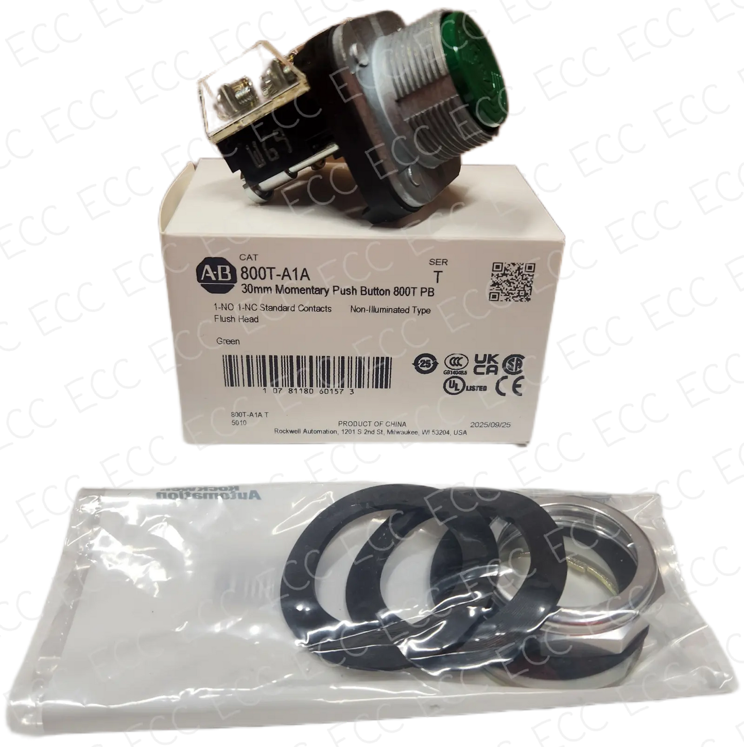 800T-A1A Allen Bradley 30mm Momentary Push Button