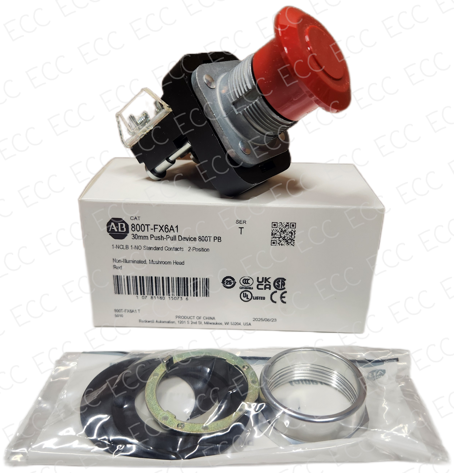 800T-FX6A1 Allen Bradley 30mm Push-Pull Device