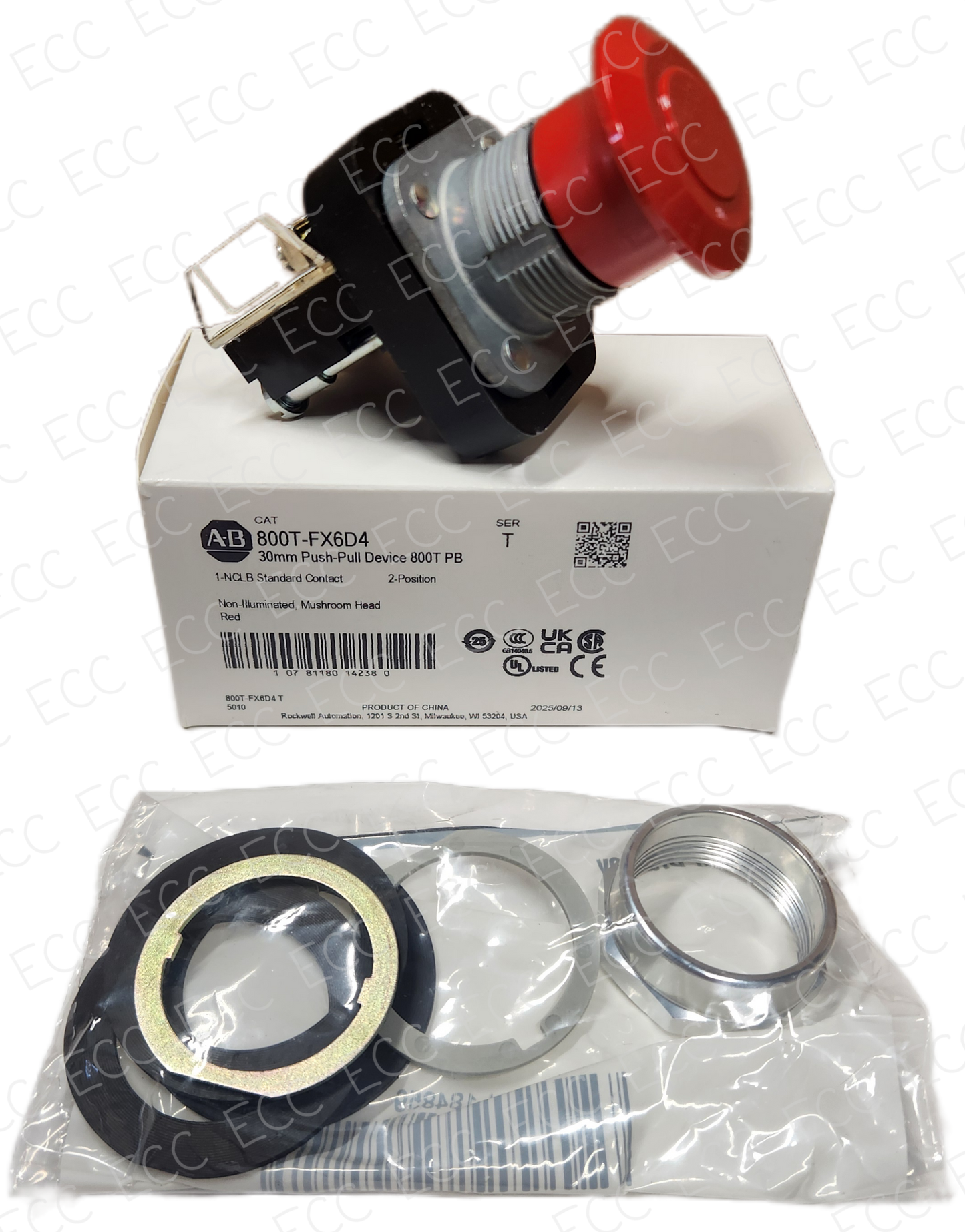 800T-FX6D4 Allen Bradley 30mm Push-Pull Device