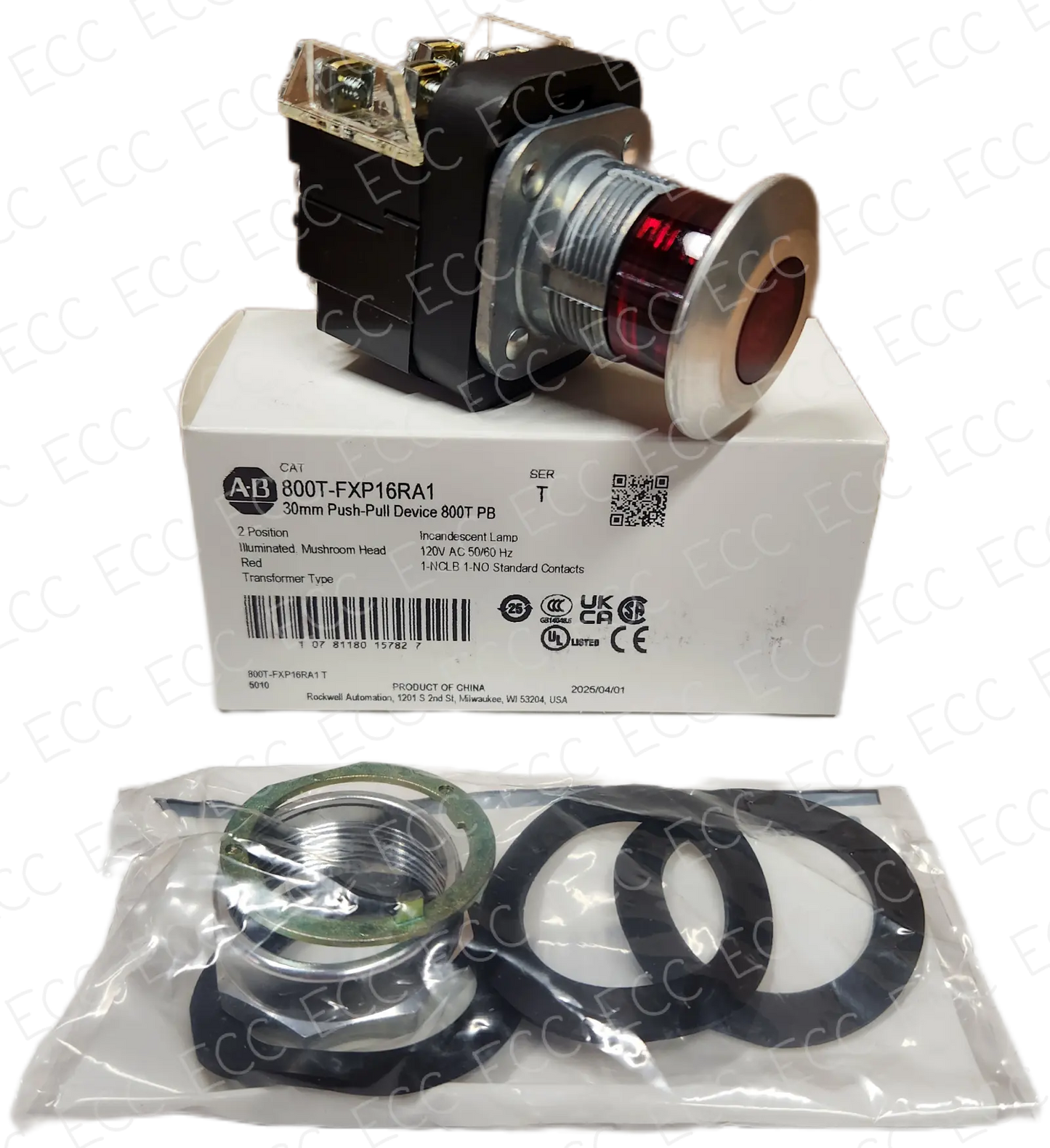800T-FXP16RA1 Allen Bradley 30mm Push-Pull Device