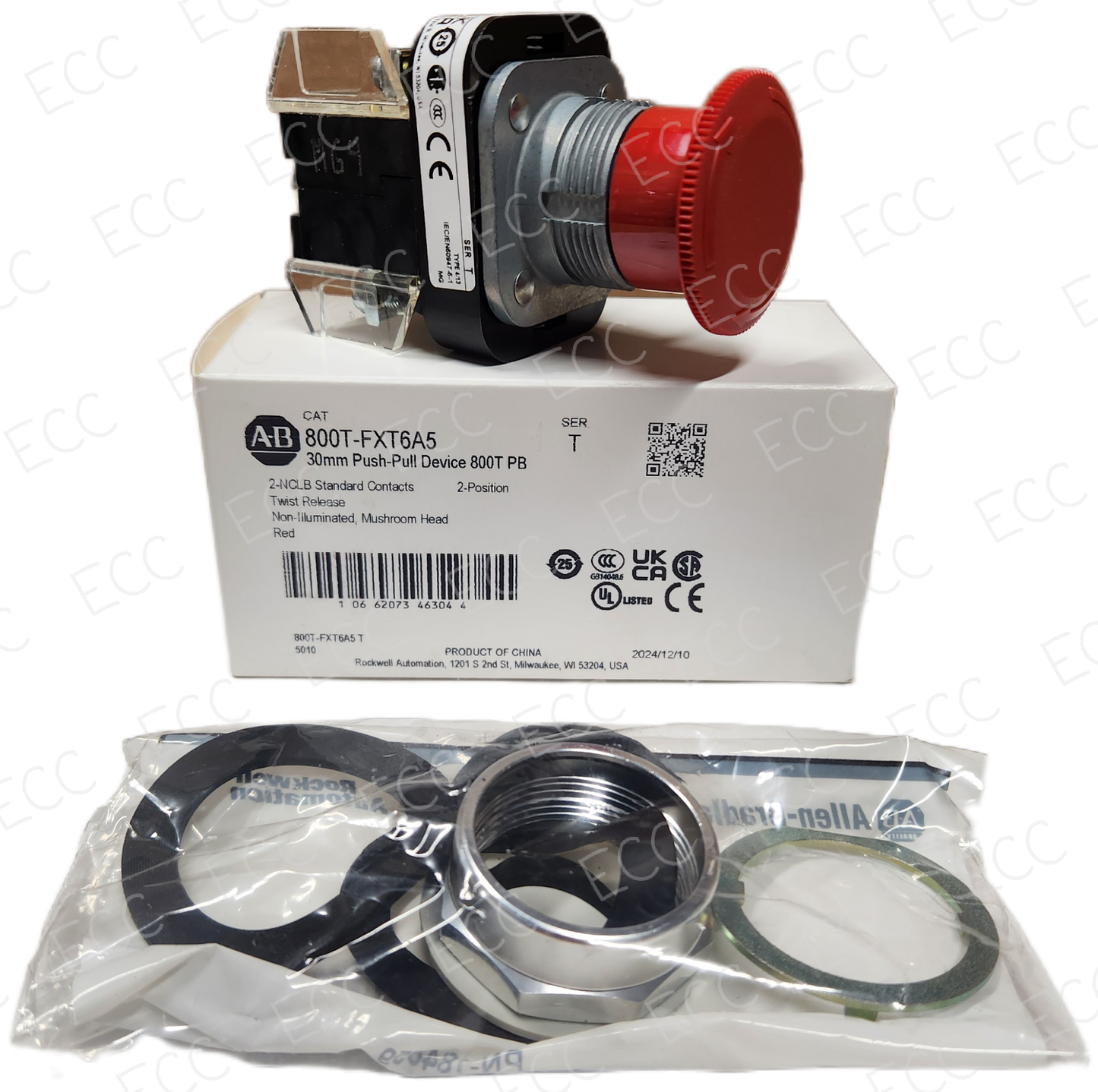 800T-FXT6A5 Allen Bradley 30mm Push-Pull Device