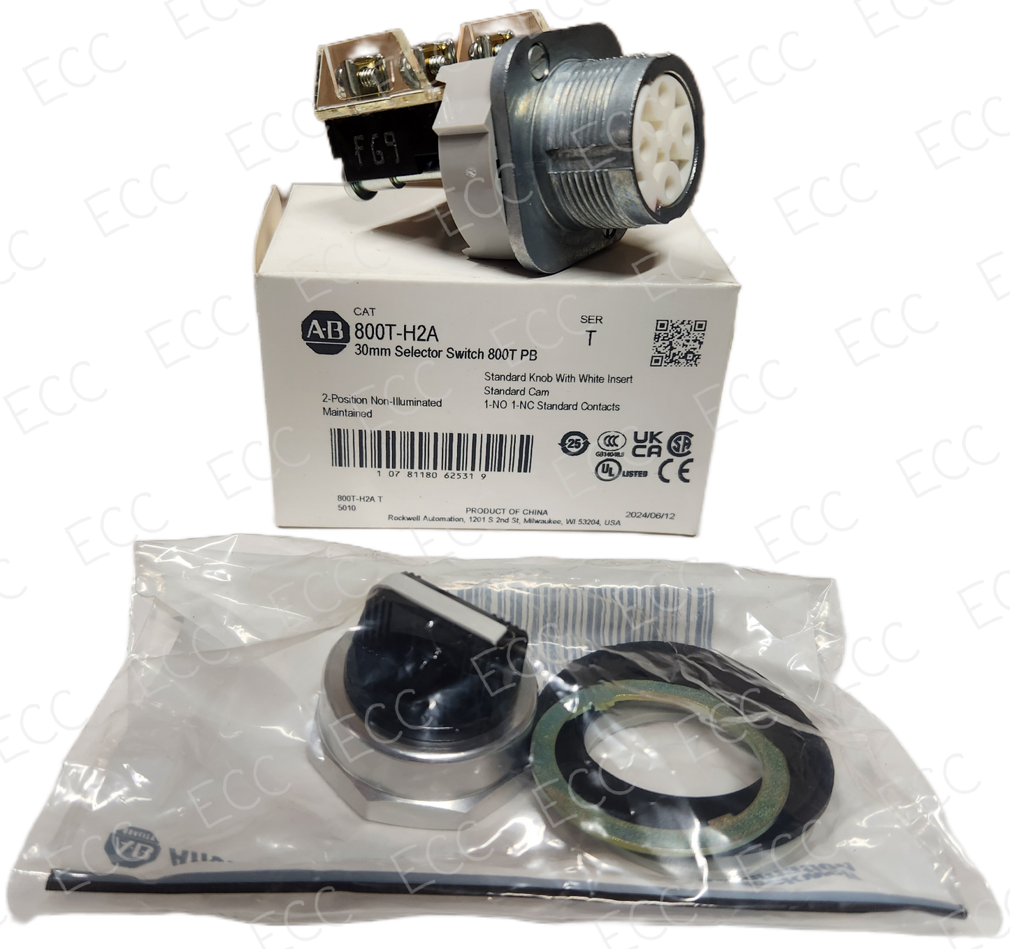 800T-H2A Allen Bradley 30mm Selector Switch