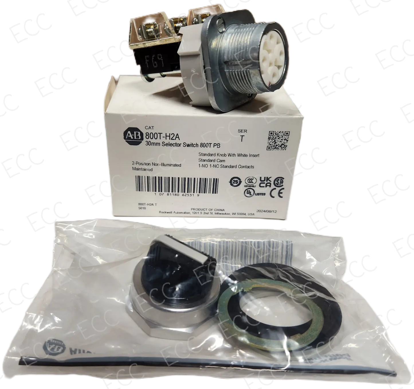 800T-H2A Allen Bradley 30mm Selector Switch