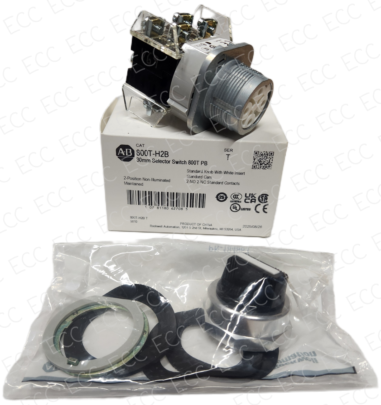 800T-H2B Allen Bradley 30mm Selector Switch