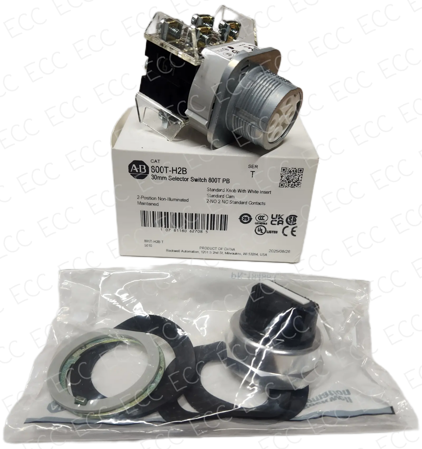 800T-H2B Allen Bradley 30mm Selector Switch