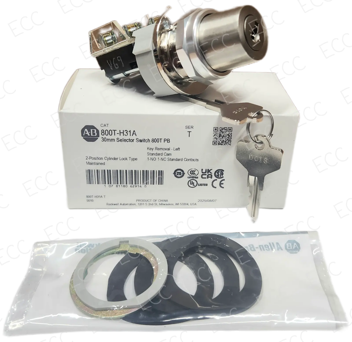 800T-H31A Allen Bradley 30mm Key Switch