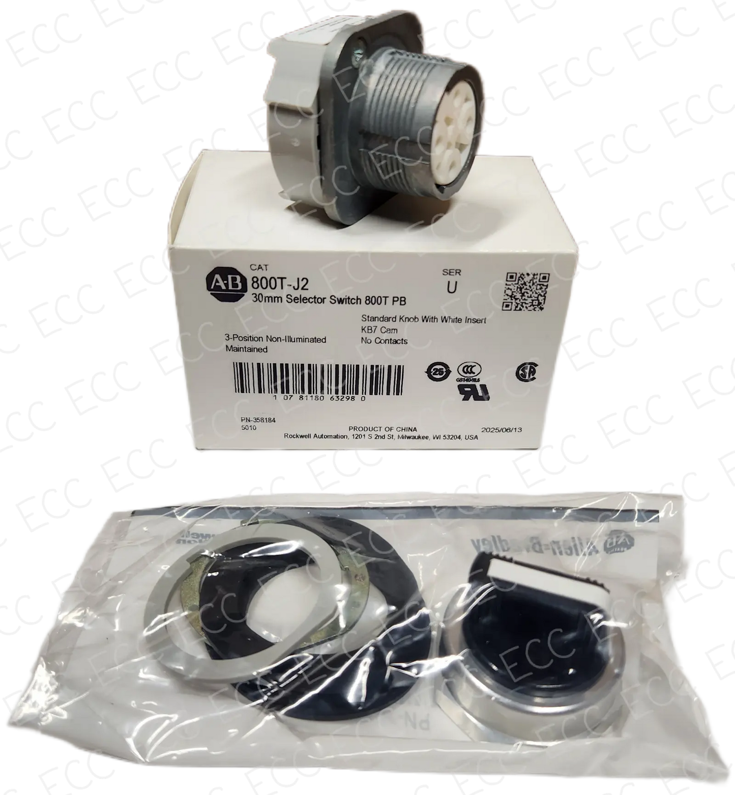 800T-J2 Allen Bradley 30mm Selector Switch
