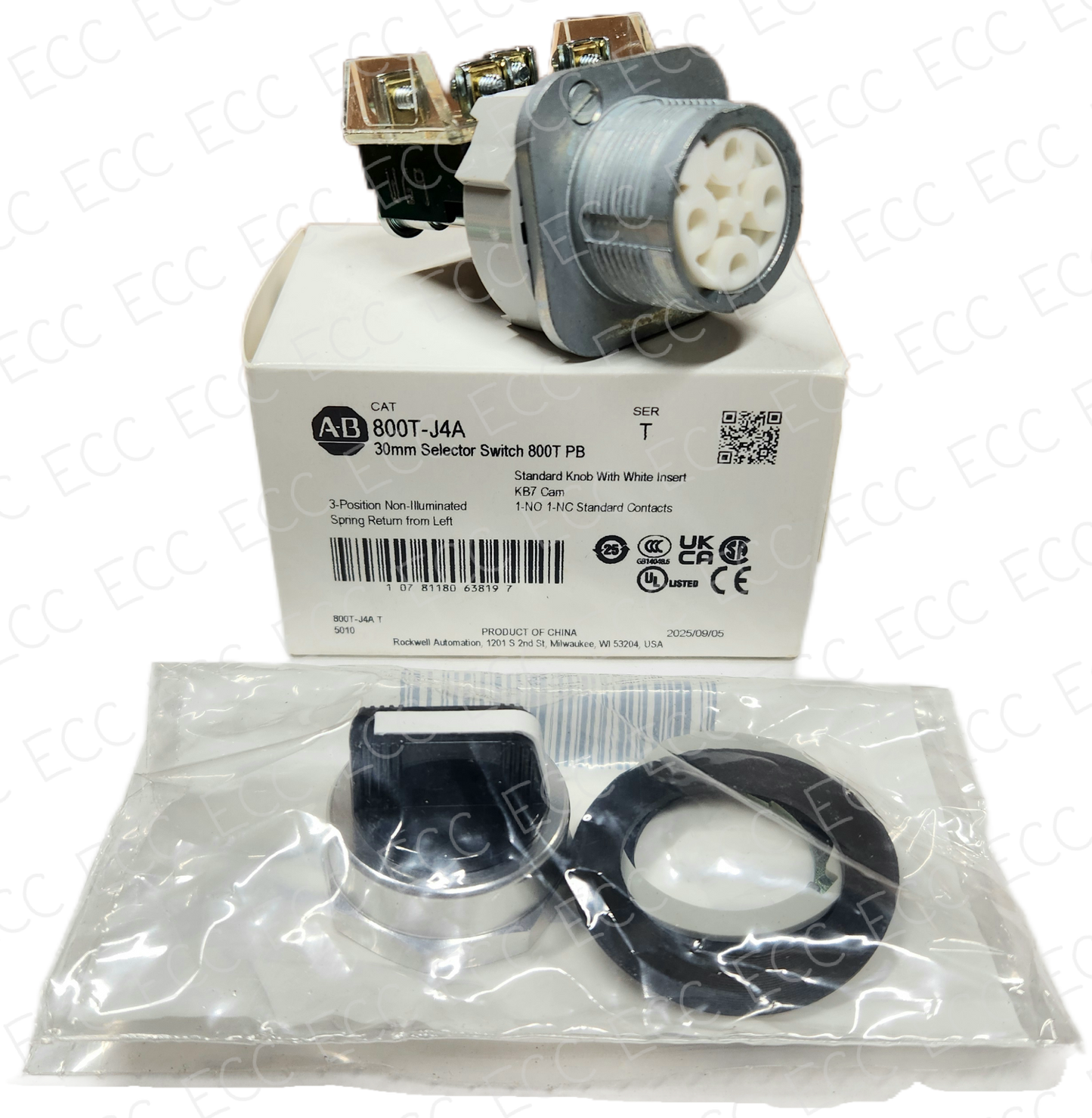 800T-J4A Allen Bradley 30mm Selector Switch