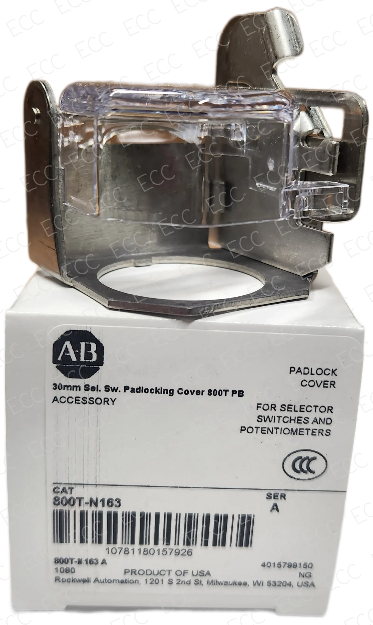 800T-N163 Allen Bradley Padlocking Cover East Coast Compactor, Corp.