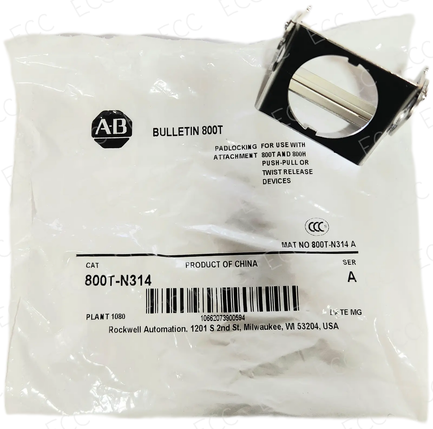800T-N314 Allen Bradley 30mm Padlocking Attachment