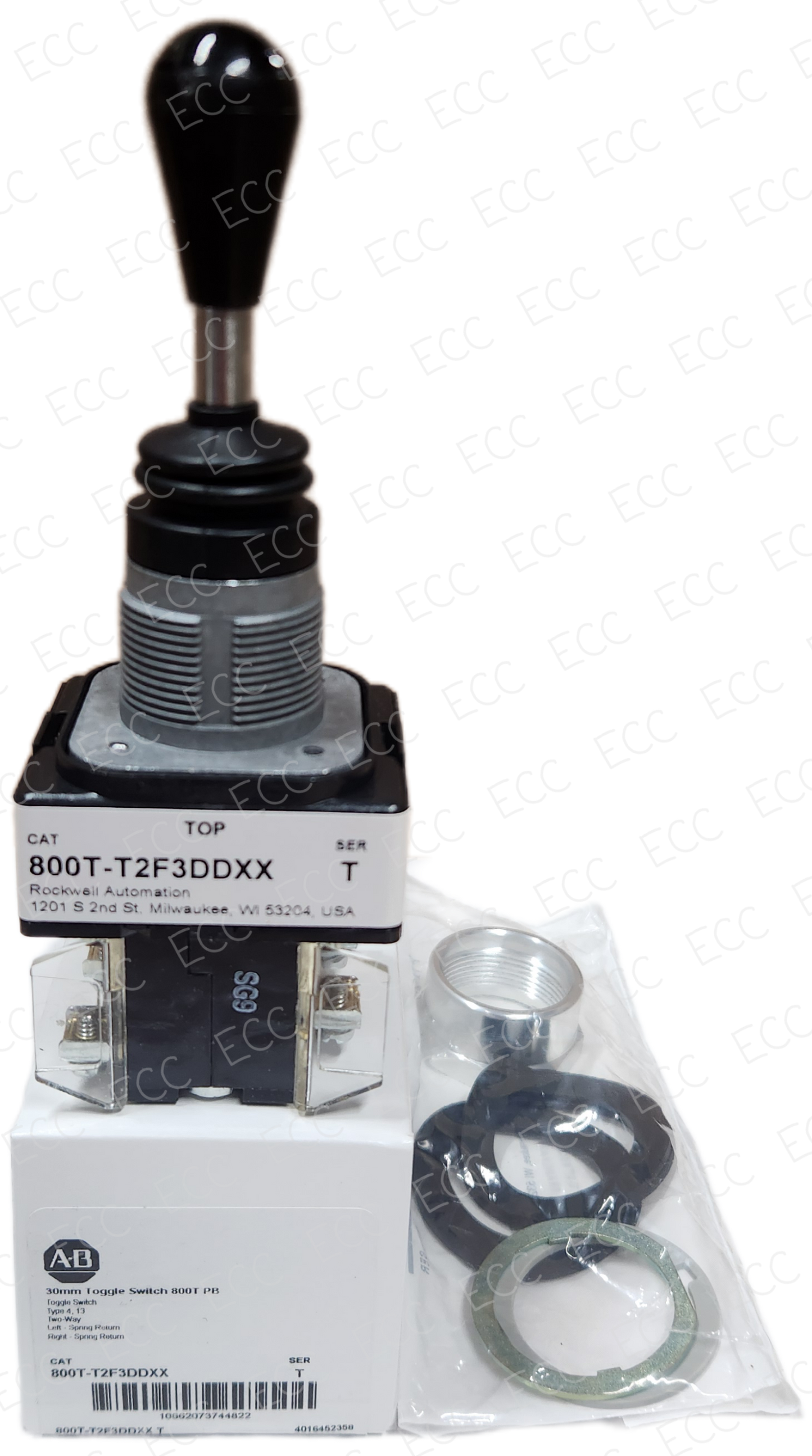 800T-T2F3DDXX Allen Bradley 30mm Toggle Switch