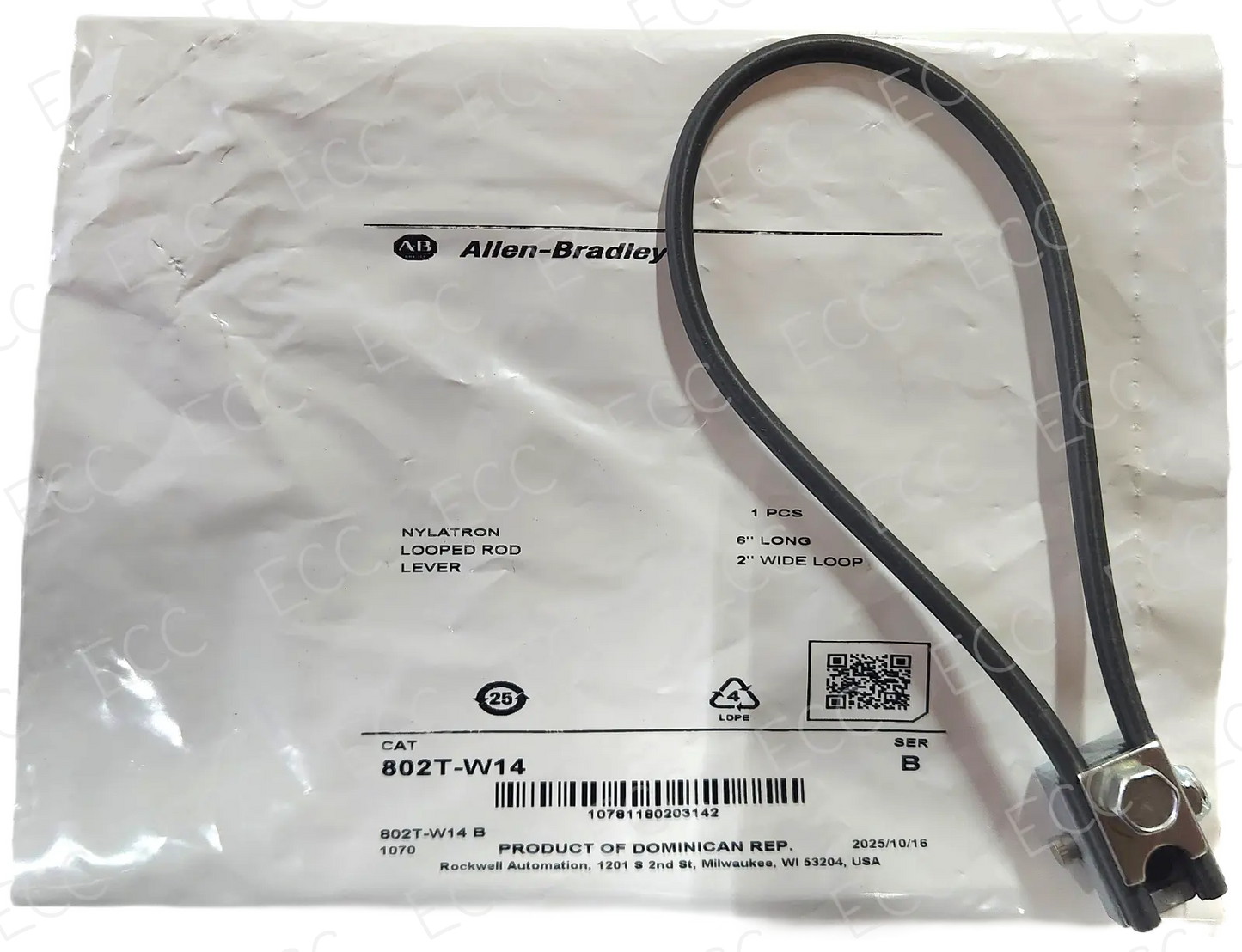 802T-W14 Allen Bradley Limit Switch Looped Rod Lever