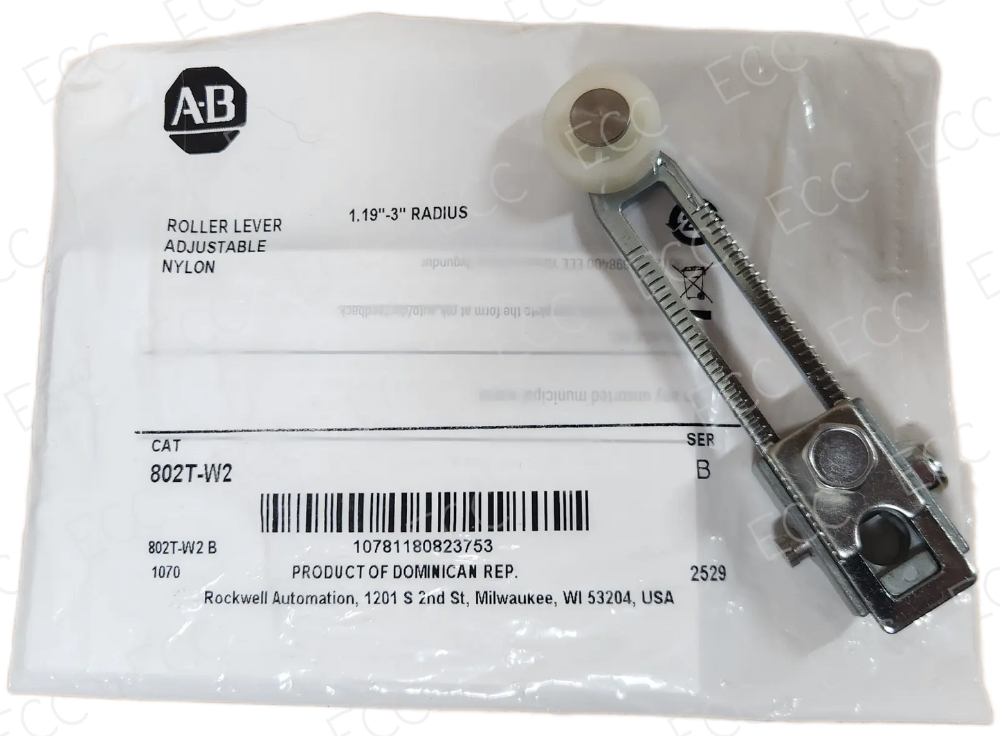 802T-W2 Allen Bradley Limit Switch Lever