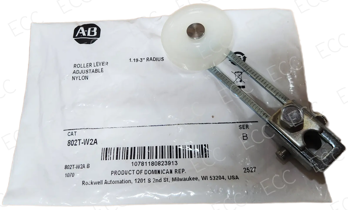 802T-W2A Allen Bradley Limit Switch Lever