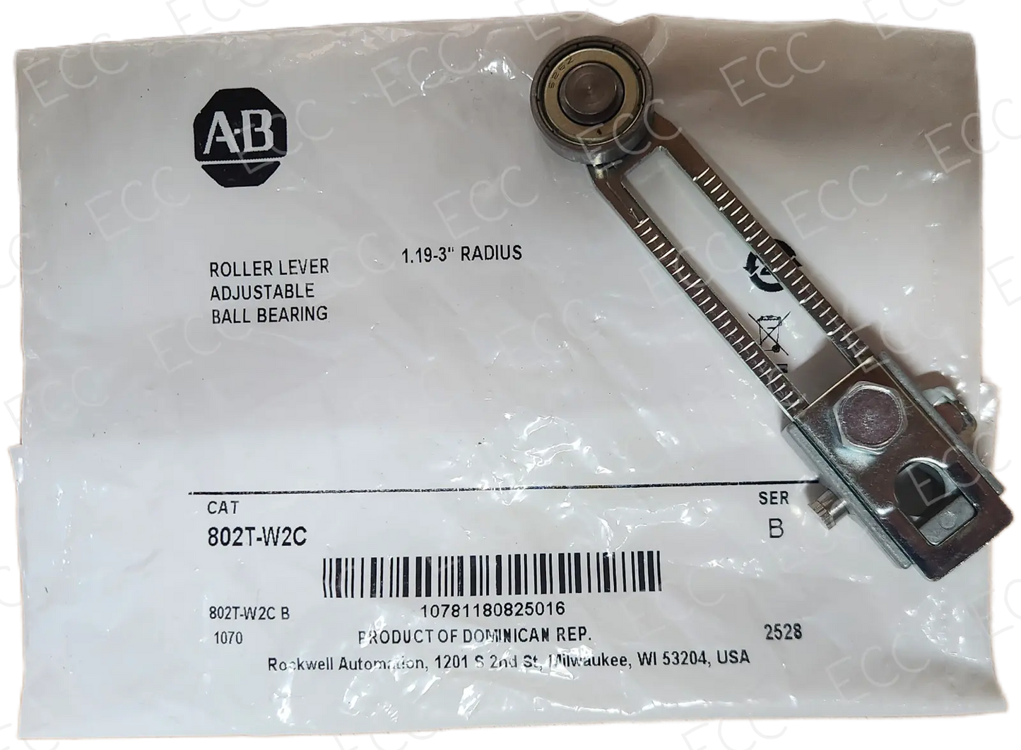 802T-W2C Allen Bradley Limit Switch Lever