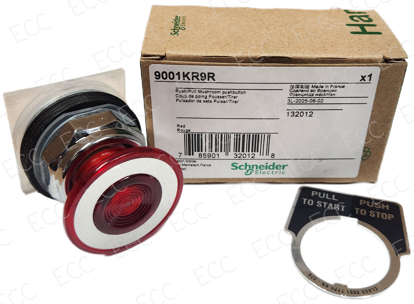 9001KR9R Schneider Electric 30mm Push-Pull Button