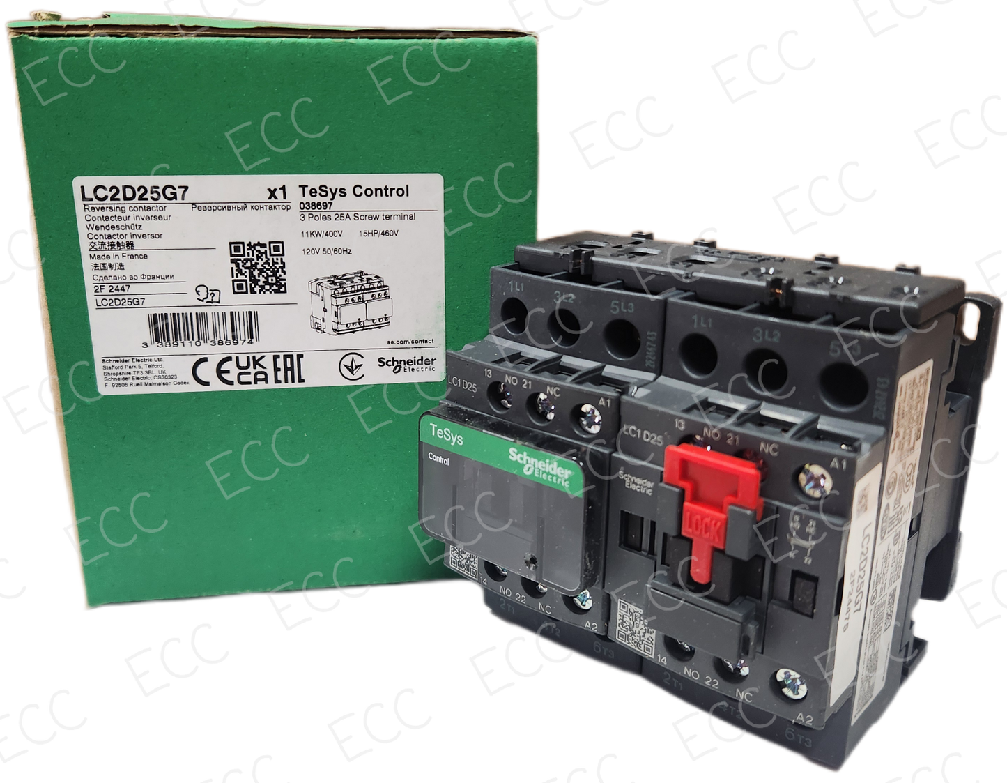 LC2D25G7 Schneider Electric Reversing Contactor