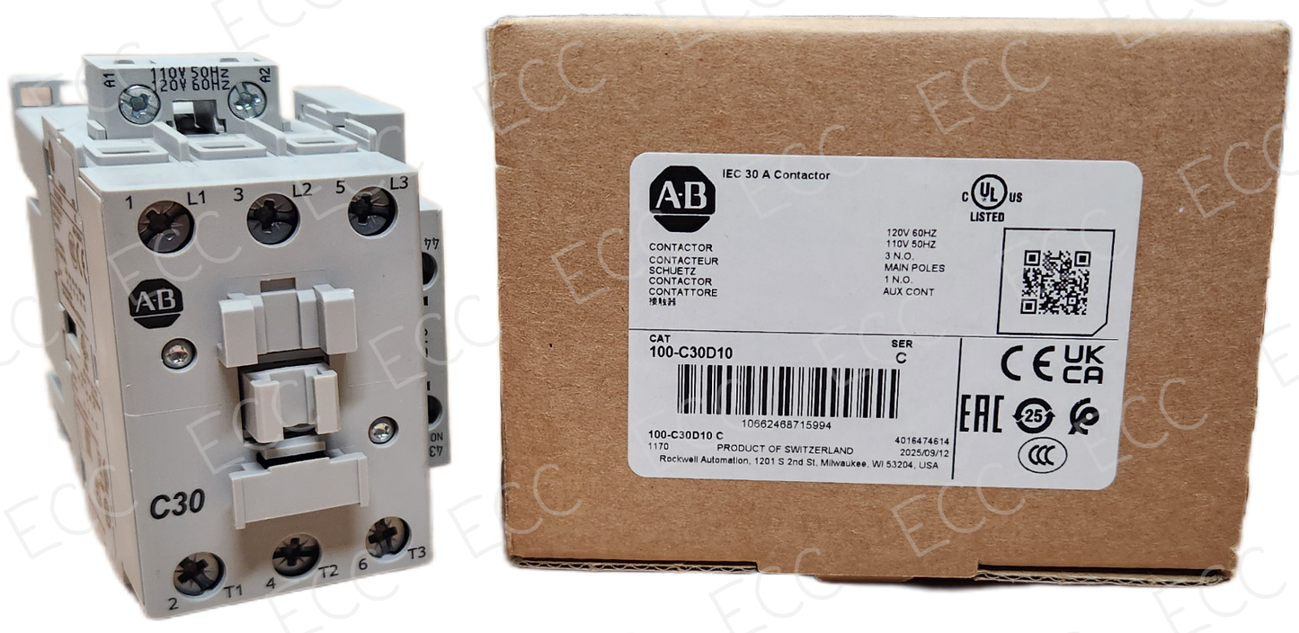 100-C30D10   Allen Bradley Contactor