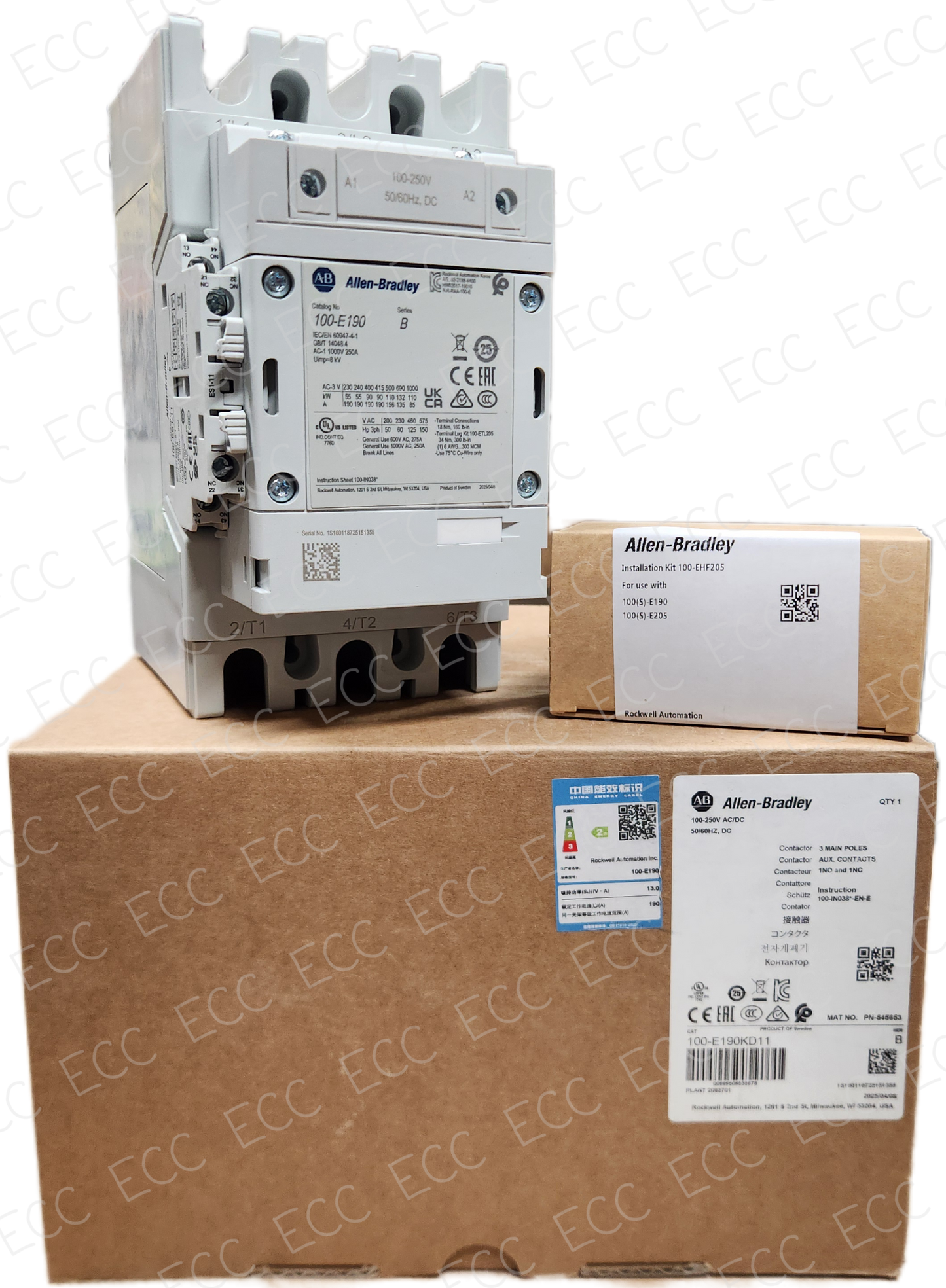 100-E190KD11   Allen Bradley Contactor